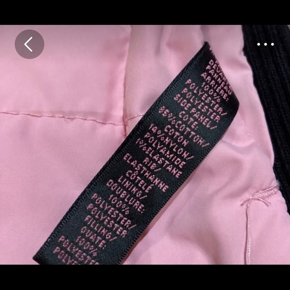 RALPH LAUREN REVERSIBLE PUFFER VEST. BLACK/PINK.  GREAT CONDITION. - Picture 7 of 7